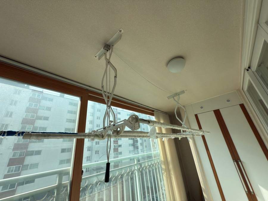 마전동 녹슨 빨래건조대 → 올스텐 빨래건조대 교체 - 작업 전